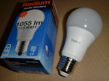 RaLED Standard RL-A75 11.W/230/F/827/E27 (42619099) LED-Lampe 230V 11,5W 2700K